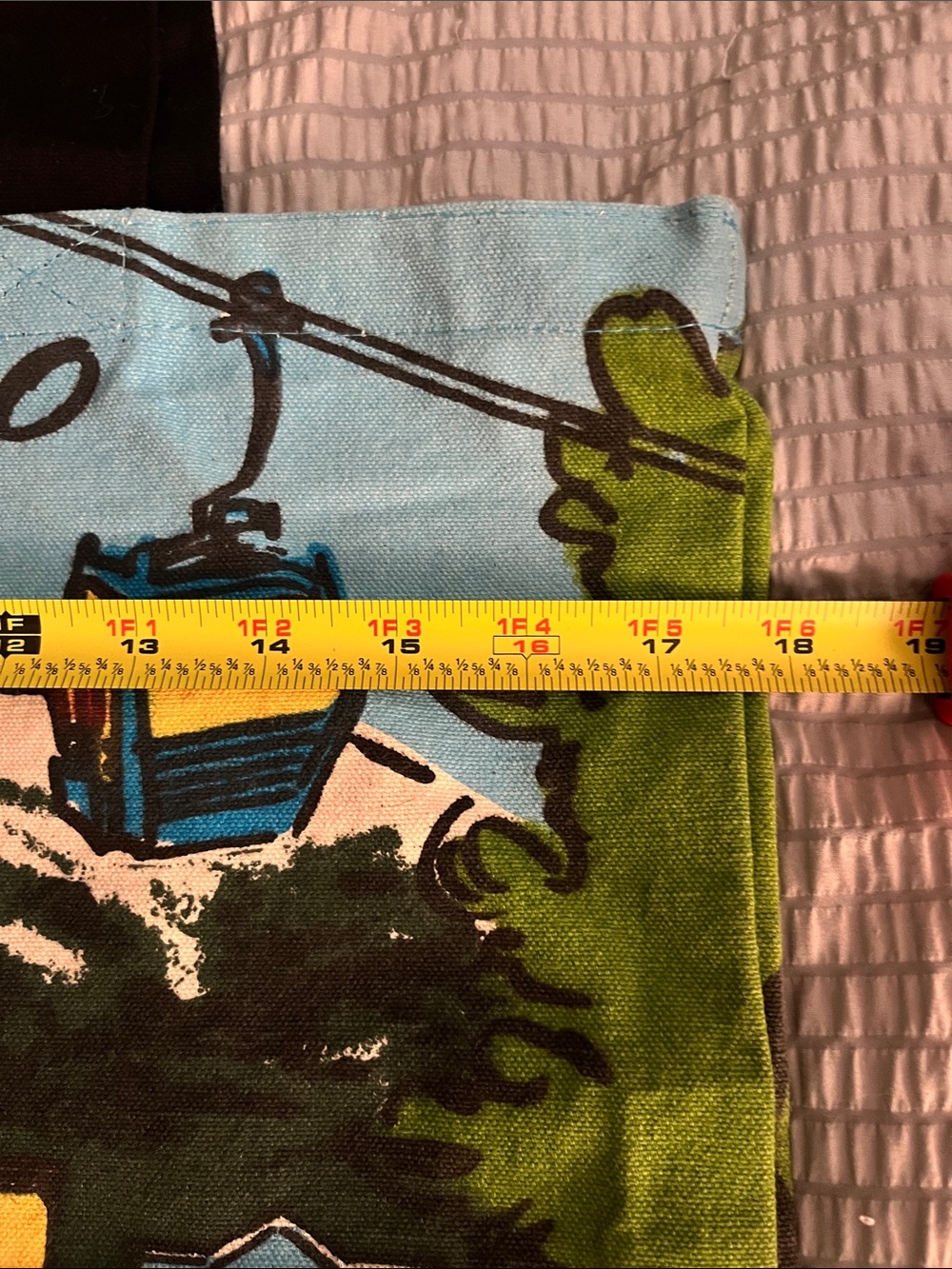 Breckenridge Colorado Scenic Canvas Tote Bag Mountain Resort Souvenir - Picture 13 of 14